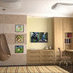 Квартира в стилі арт-деко ЖК "Зелений острів". Дизайн дитячої