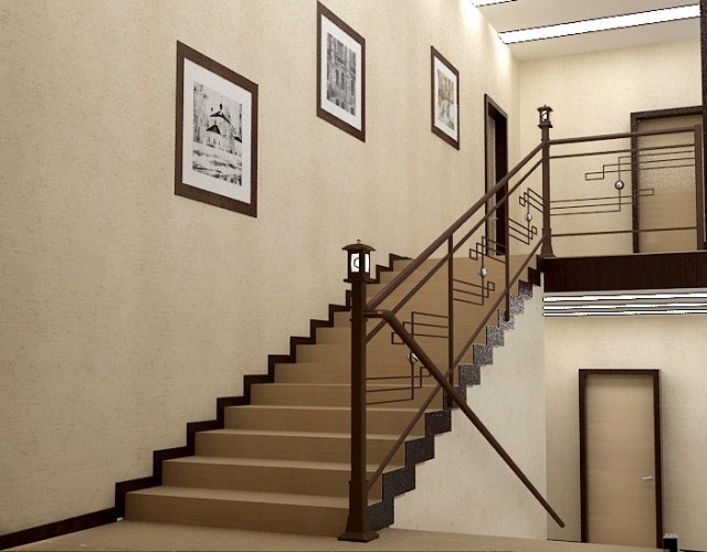 Дизайн сходів в котеджі в Дніпрі