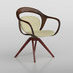 3D model Norah Small Armchair by Giorgetti