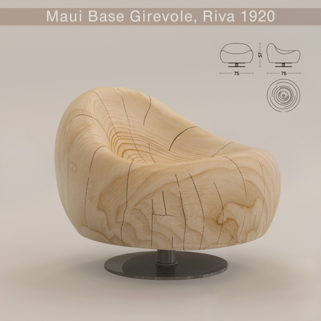 крісло Maui Base Girevole