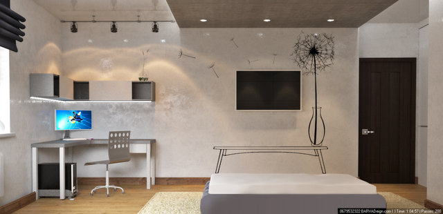 Дизайн спальні в 3к-квартирі ЖК "Сонячна Брама"
