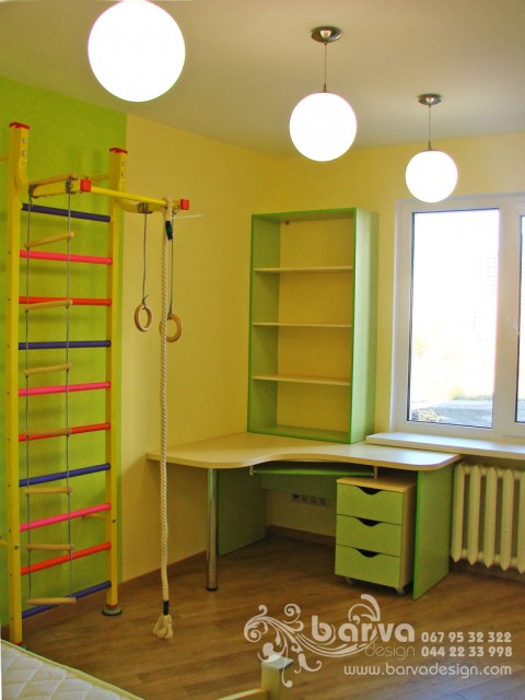 Ремонт квартири на Урлівській. Фото дитячої після ремонту
