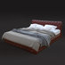 3d модель ліжка