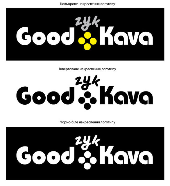 Дизайн логотипу кав'ярні GOODzyk Kava
