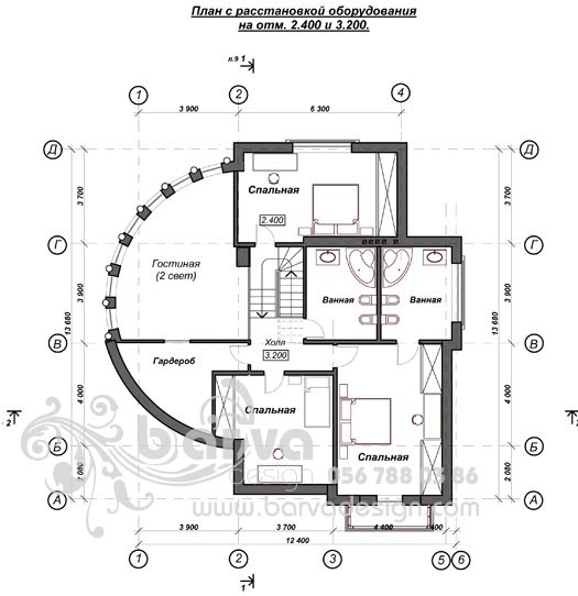 план 2-о этажа