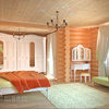 Спальня в деревянном доме в стиле прованс. с. Хотив