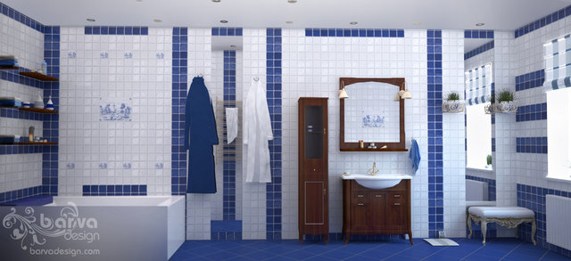 Таунхаус в п.Томіліно. 3 поверх. Дизайн основного санвузлу